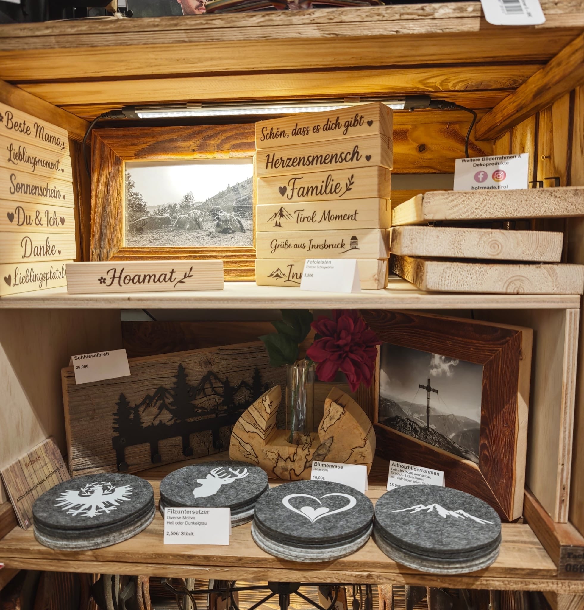 Neues Fachl / Verkaufsstelle alpikat jetzt im s'Fachl Innsbruck Altstadt