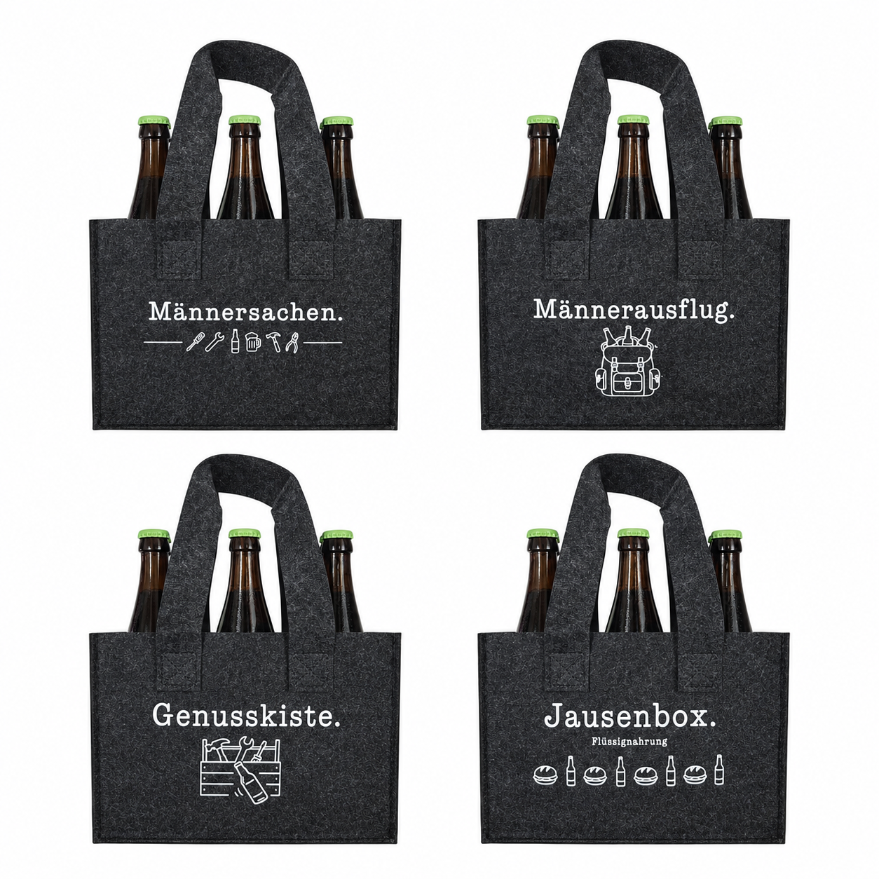 Neu bei alpikat: Flaschenträger aus Filz