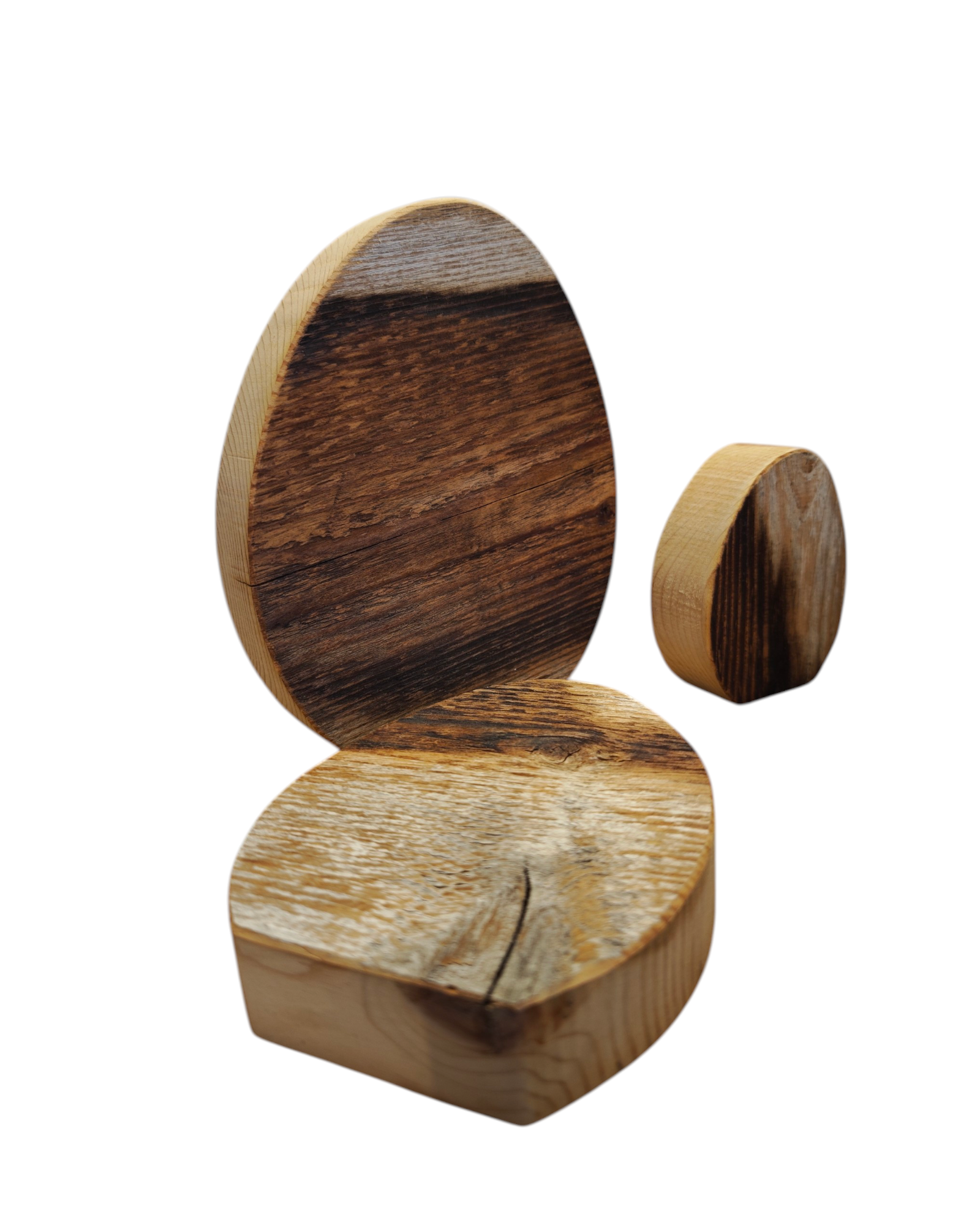 Eier Dekoration aus Holz für Ostern. Perfekt geeignet als Geschenksidee. Handgefertigt in Tirol aus natürlichen Materialien. 