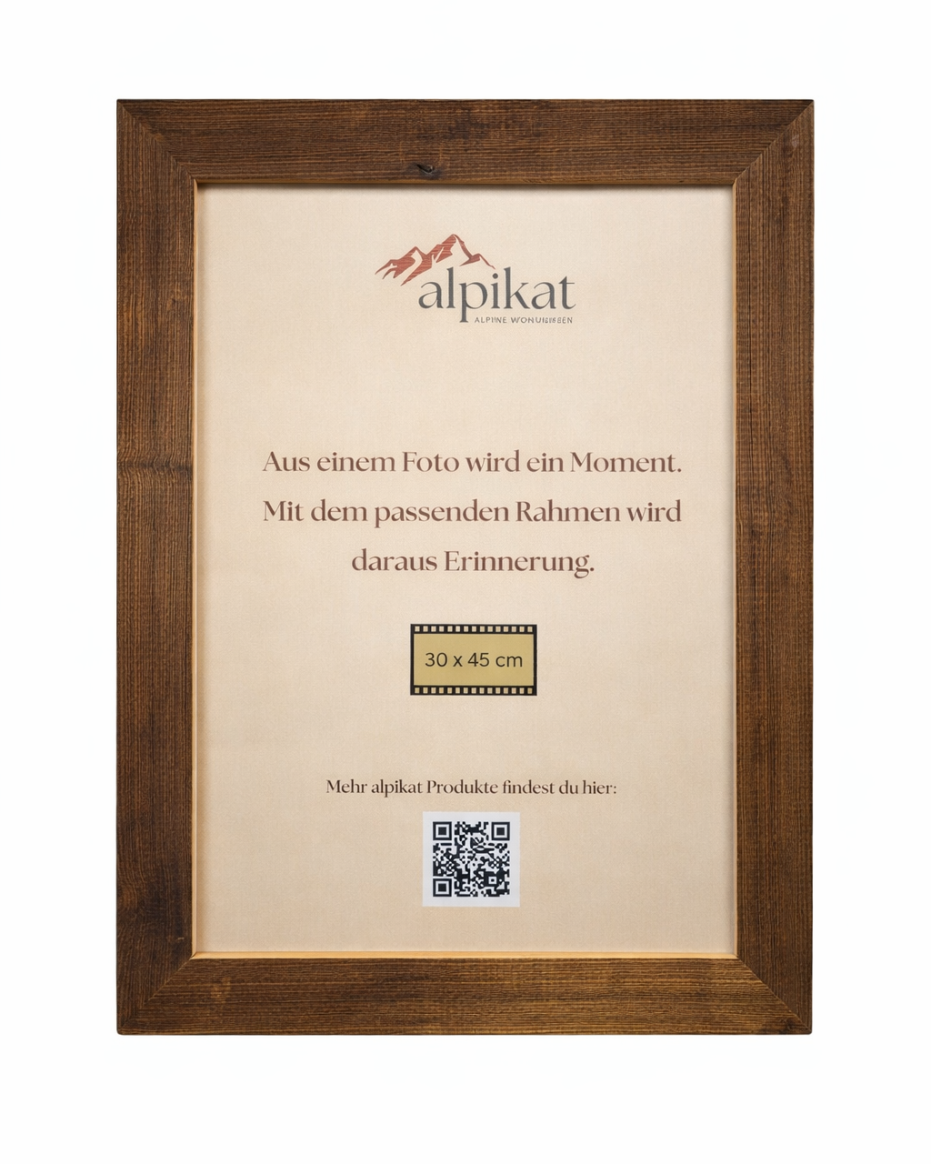 Handgemachter Altholzbilderrahmen für das Fotofo 30x45cm. 