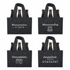 Genusstasche aus Filz - Flaschenträger