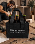 Genusstasche aus Filz - Flaschenträger