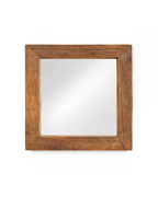 Handgefertigter Altholzspiegel im Format 30x39cm. 